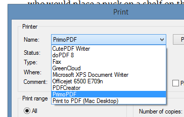Pdf Printer Windows 7